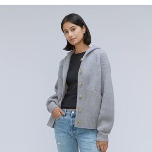 Cozy-Stretch Hooded Cardigan